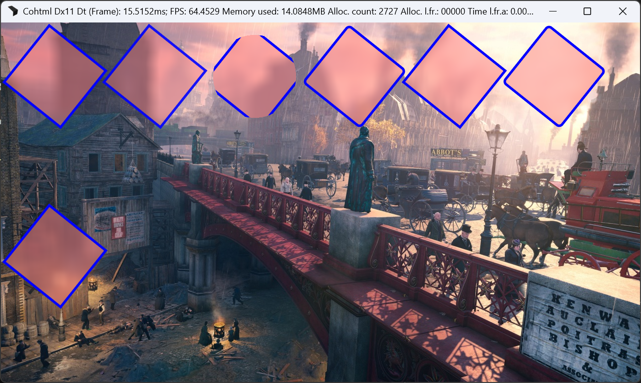 Global Backdrop Filter in Player